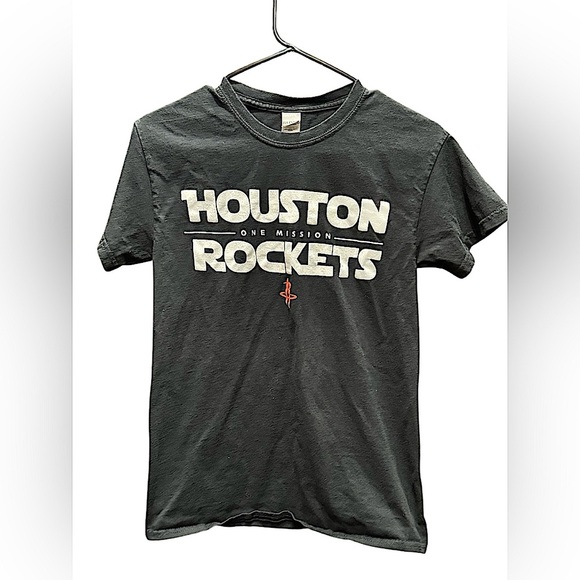Houston Rockets custom made Graphic T-Shirt cotton SMALL - Picture 1 of 4